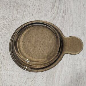 Corning Ware Pyrex P-150-C Grab It Amber Glass Replacement Lid Only
